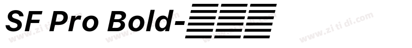 SF Pro Bold字体转换 SF Pro Bold字体转换